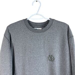 Rowdy Gentleman‎ Sweatshirt Mens XL Gray Crewneck Cotton Polyester Stretch